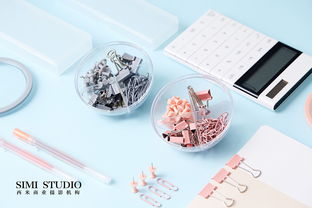 办公室中的秩序美学 一组办公用品的拍摄灵感